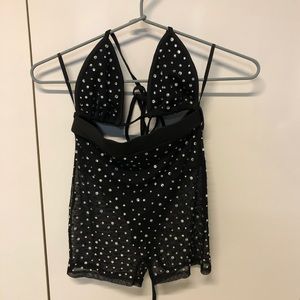 Fashion nova rhinestone bathing suit